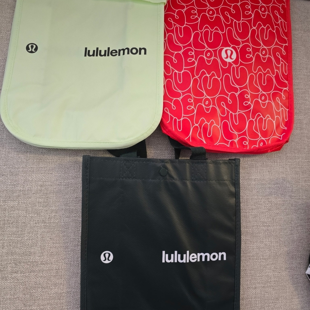 Lululemon Small Reusable Tote Bag Bundle